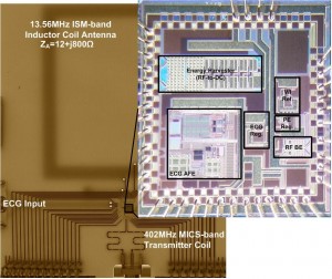 Autonomous Wireless ECG Sensor Node by Andre Mansano and Yongjia Li